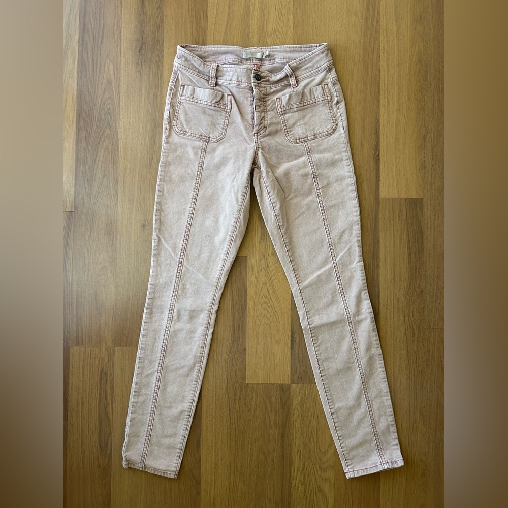 prAna Merrigan corduroy jeans pants  champagne pink 0